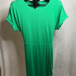 Chaps Vibrant Green Mini Dress